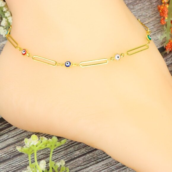 "Elegant Handmade Anklet – Delicate Jewelry for Women, MAR091379 - Picture 4 of 10
